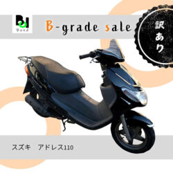 写真：スズキアドレス110